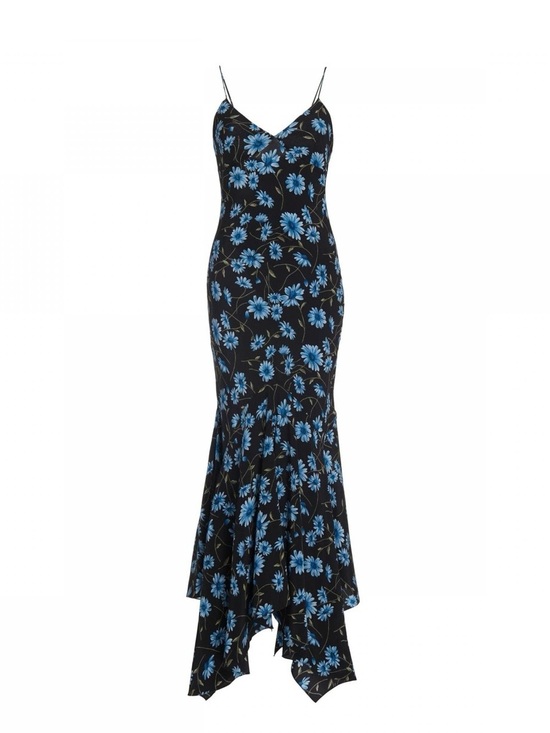 Michael Kors Collection Dresses & Skirts - Michael Kors Collection Daisy Silk Crepe de Chine Handkerchief Slip Dress size 6